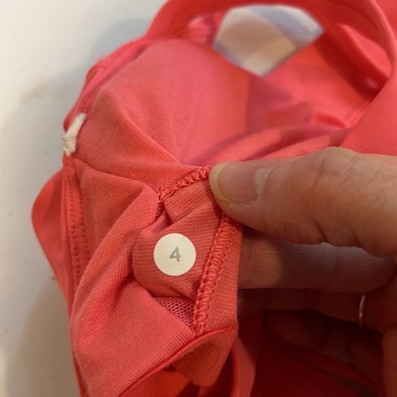 Lululemon Happy Strappy Pink Lemonade Tank. Size 4 - Picture 3 of 4